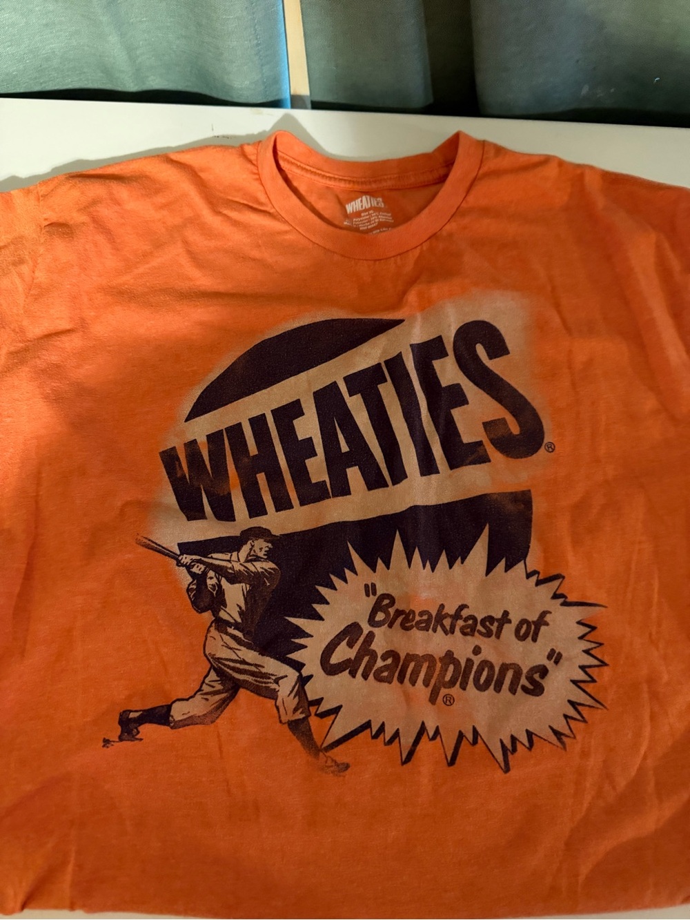 Orange Short Sleeve Graphic Tee